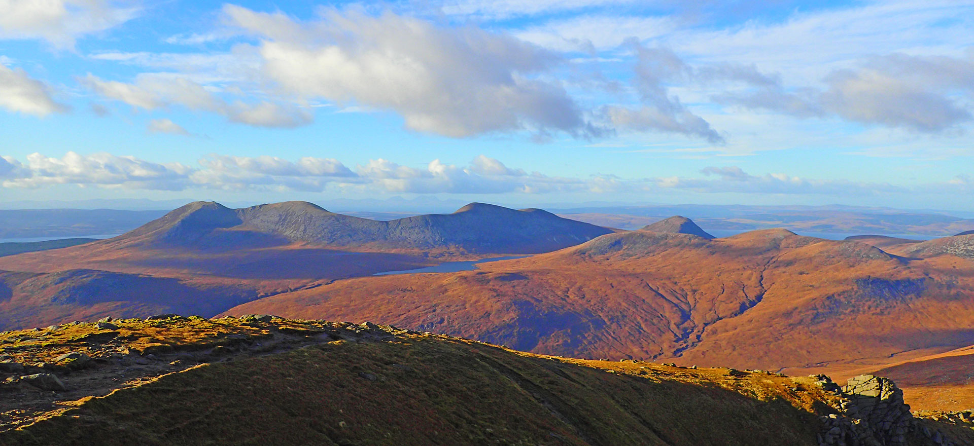 Western hills from Beinn Nuis